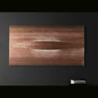 Selene Art&Light applique con pannelli texturizzati 140xH75 cm  Viadurini