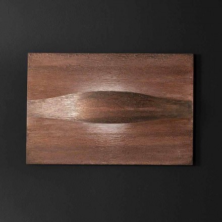 Selene Art&Light applique con pannelli texturizzati fatti a mano  Viadurini