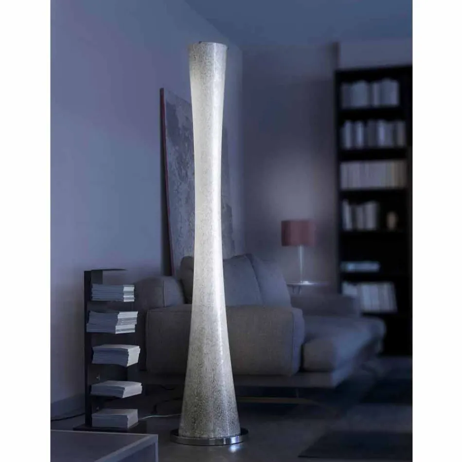 Selene Clessidra lampada da terra in vetro soffiato Ø36 H175cm  Viadurini