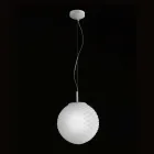 Selene Domino lampadario in vetro soffiato fatto a mano Ø27 H 27/140cm Viadurini