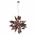 Selene Ginger lampda a sospensione in metallo made in Italy Ø80 H200cm Viadurini
