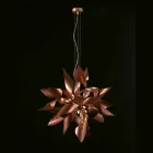 Selene Ginger lampda a sospensione in metallo made in Italy Ø80 H200cm Viadurini