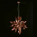Selene Ginger lampda a sospensione in metallo made in Italy Ø80 H200cm