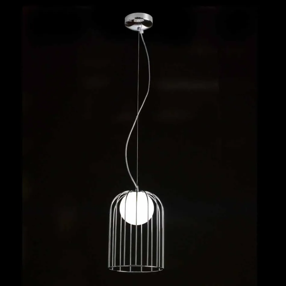 Selene Kluvì lampada a sospensione in vetro soffiato Ø19 H 27/150cm Viadurini