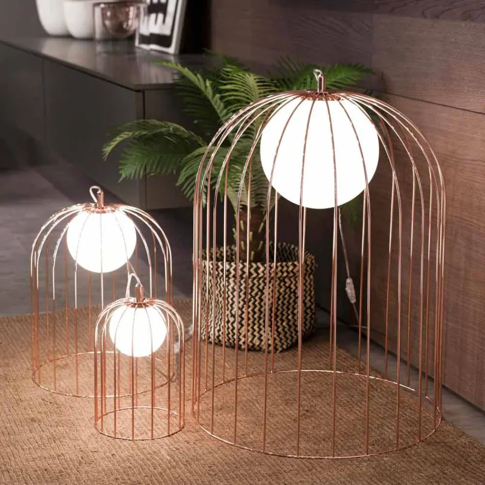 Selene Kluvì lampada da tavolo moderna in vetro soffiato  Ø33 H41cm  Viadurini