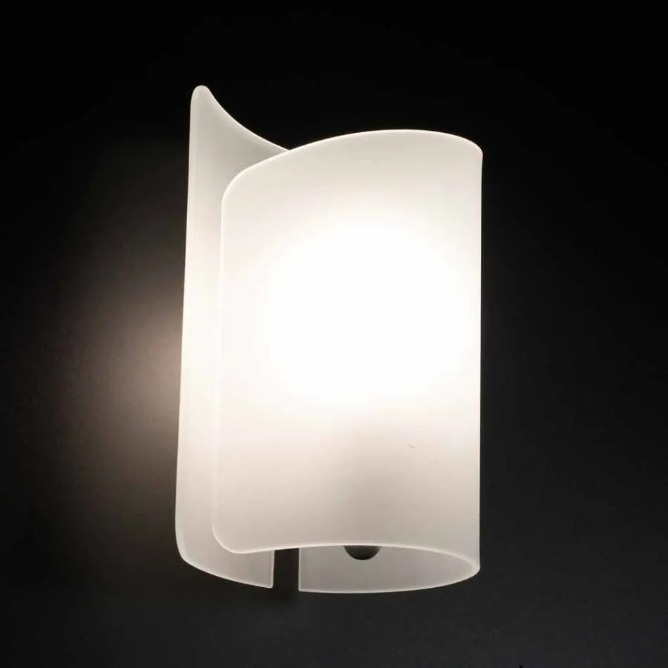 Selene Papiro applique in cristallo design moderno made in Italy Viadurini
