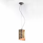 Selene Papiro lampada a sospensione moderna in cristallo Ø15 H 125cm Viadurini