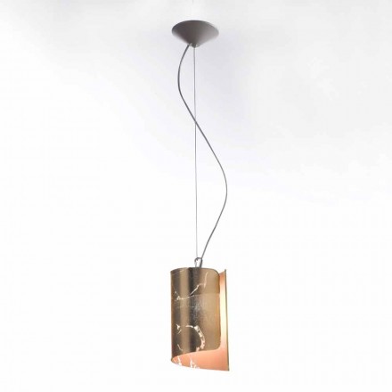 Selene Papiro lampada a sospensione moderna in cristallo Ø15 H 125cm Viadurini