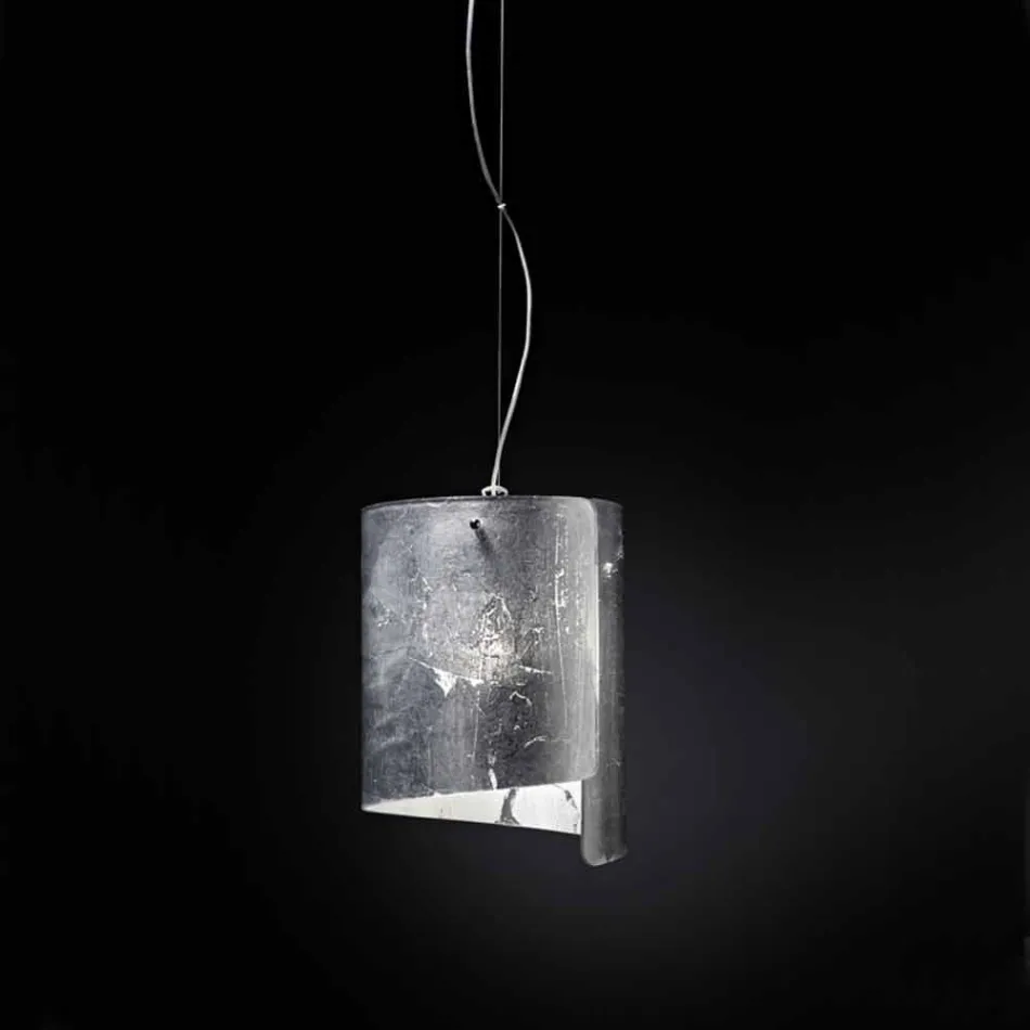 Selene Papiro lampada a sospensione moderna in cristallo Ø26 H 125cm Viadurini