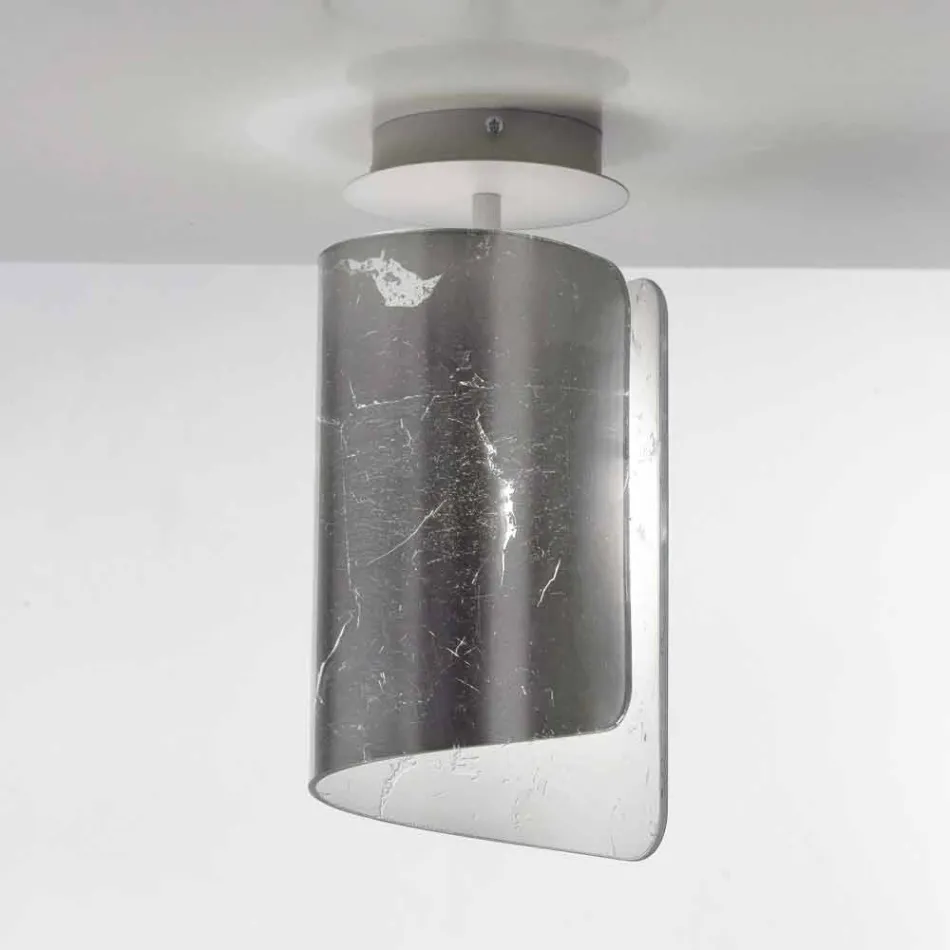 Selene Papiro lampada da soffitto in cristallo Ø15 H30cm,made in Italy Viadurini