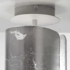 Selene Papiro lampada da soffitto in cristallo Ø15 H30cm,made in Italy Viadurini
