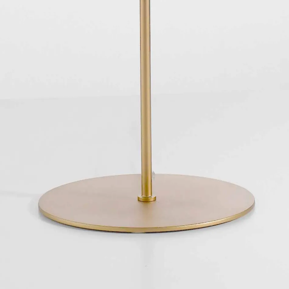Selene Papiro lampada da terra di design in cristallo Ø15 H 180cm  Viadurini