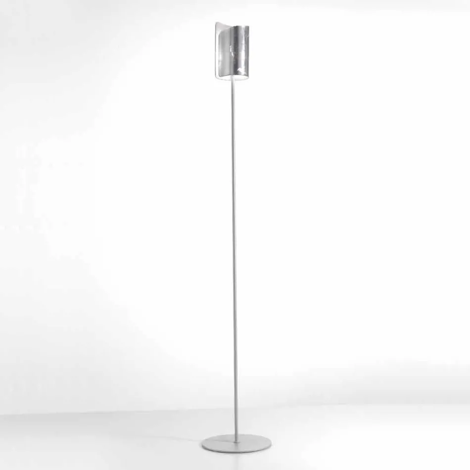 Selene Papiro lampada da terra di design in cristallo Ø15 H 180cm  Viadurini