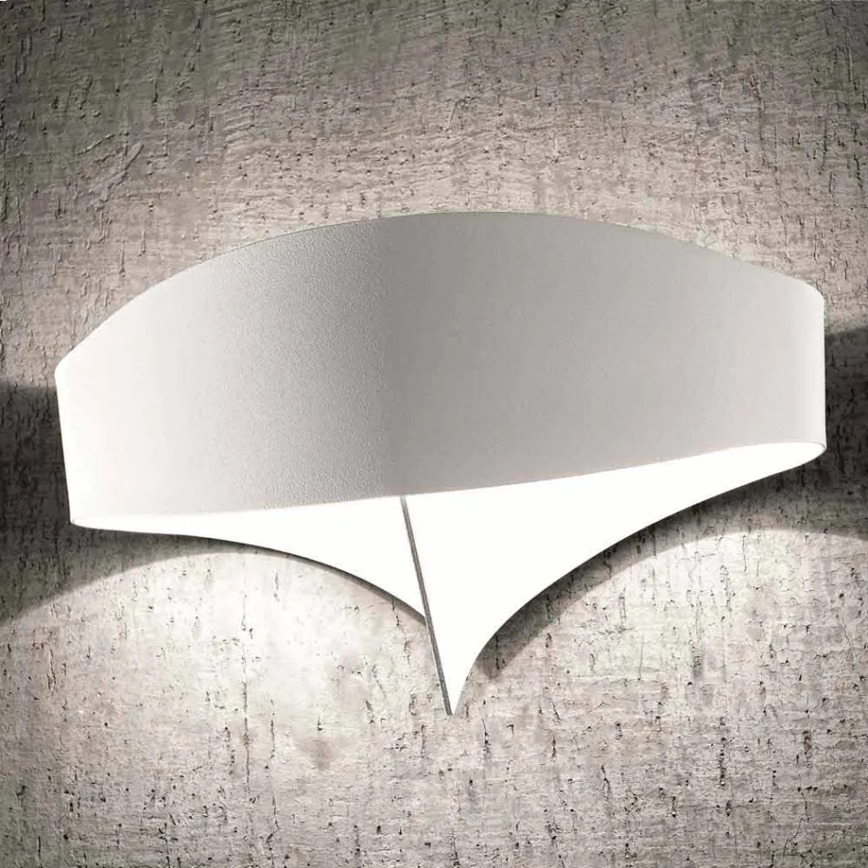 Selene Scudo applique in acciaio verniciato dal design moderno Viadurini