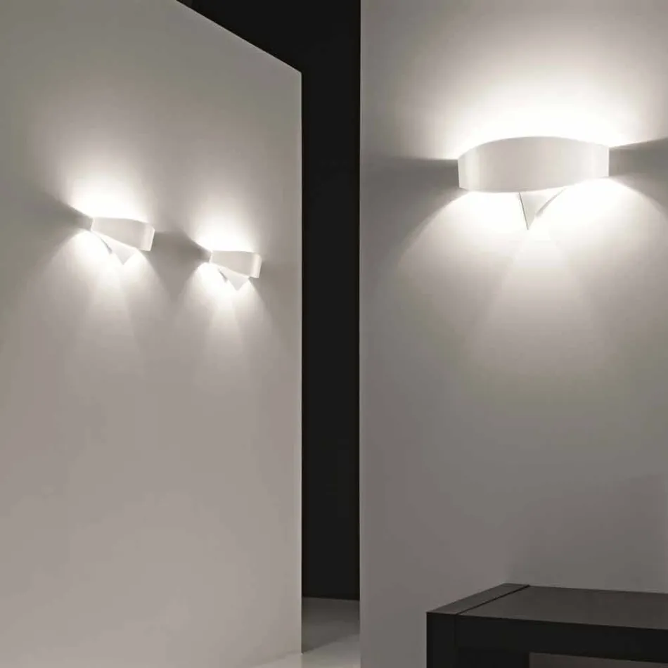 Selene Scudo applique in acciaio verniciato dal design moderno Viadurini