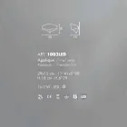 Selene Scudo applique in acciaio verniciato dal design moderno Viadurini