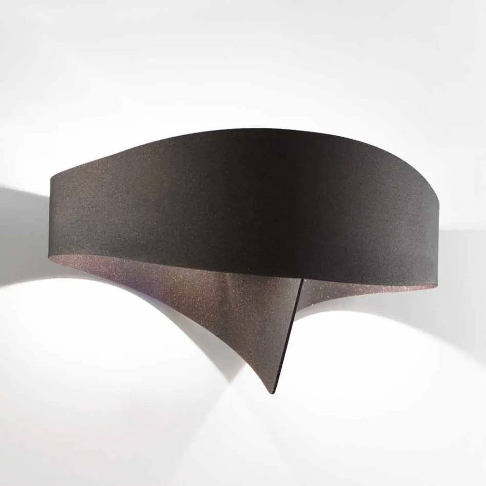 Selene Scudo applique in acciaio verniciato dal design moderno Viadurini
