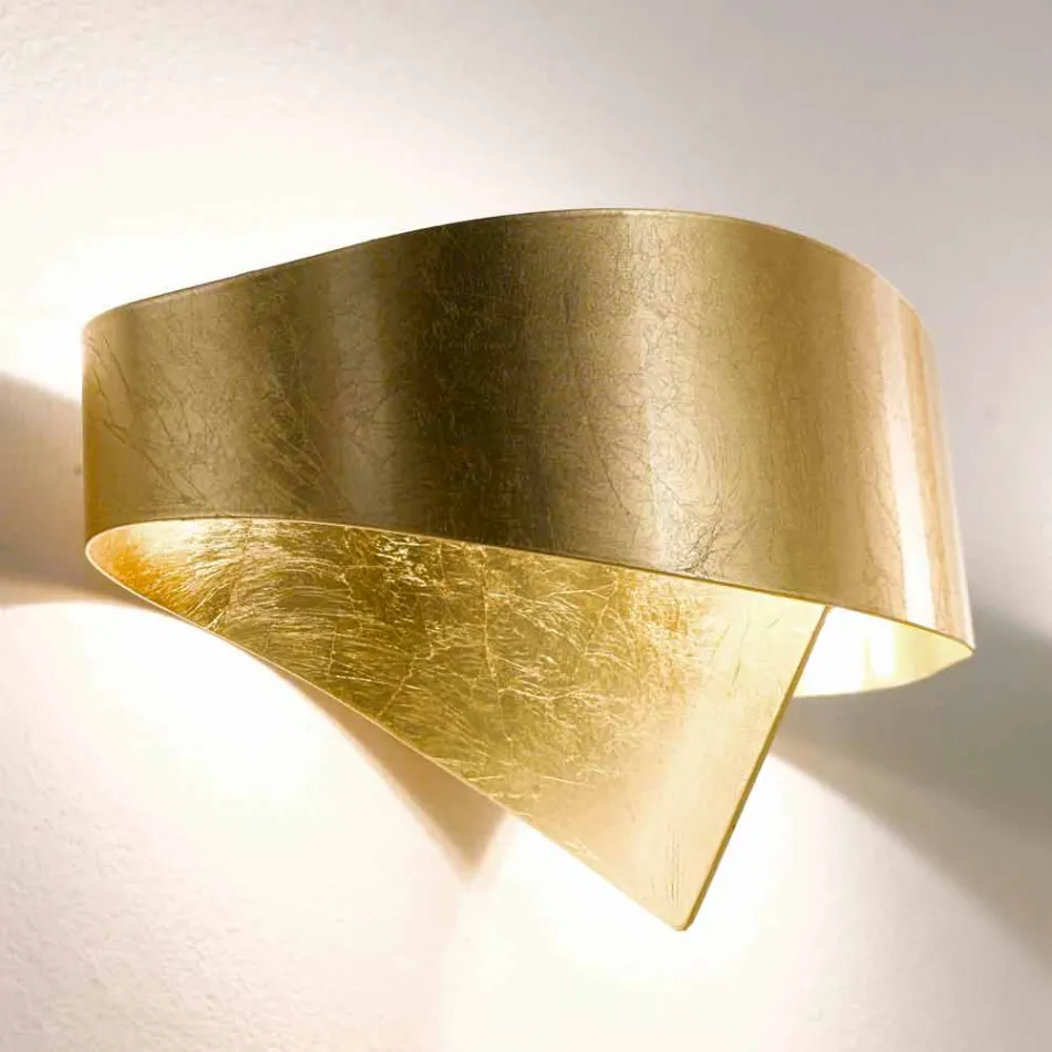 Selene Scudo lampada da muro moderna made in Italy 29x15xH16 cm Viadurini