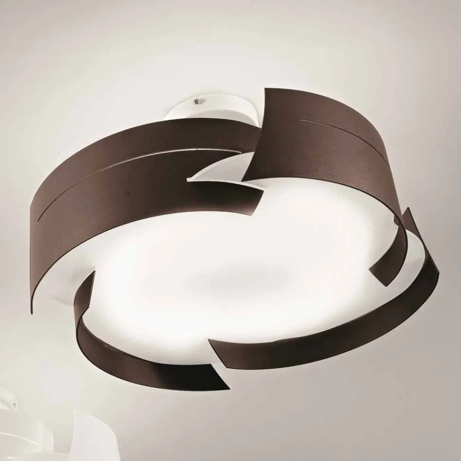 Selene Vultur plafoniera di design Ø59,5 H 25cm made in Italy Viadurini