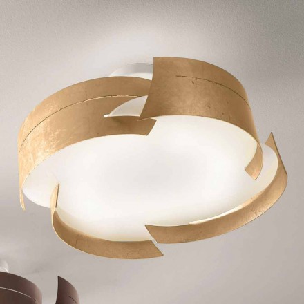 Selene Vultur plafoniera di design Ø59,5 H 25cm made in Italy Viadurini