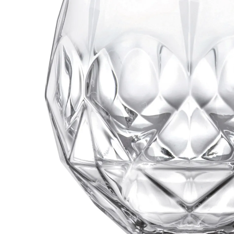 Servizio Bicchiere Calice Basso da Liquore in Eco Cristallo 12 Pz - Bromeo Viadurini