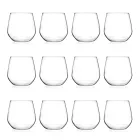 Servizio Bicchieri per Acqua in Eco Cristallo Design Minimale 12 Pz - Etera Viadurini