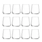 Servizio Bicchieri Tumbler Acqua Eco Cristallo Minimale 12 Pz - Primordio Viadurini