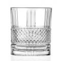 Servizio Bicchieri Tumbler Bassi in Eco Cristallo Decorato 12 Pz - Brioso