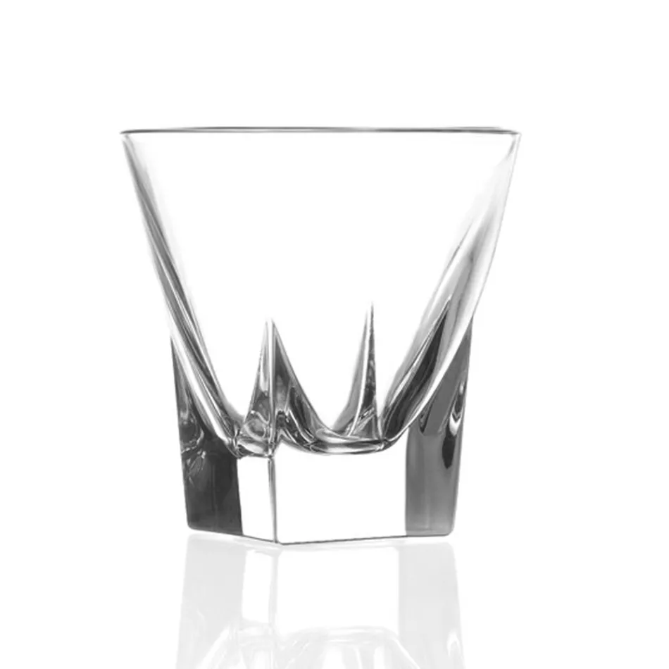Servizio Bicchierini da Liquore in Cristallo Eco Colorato 12 Pz - Amalgama Viadurini
