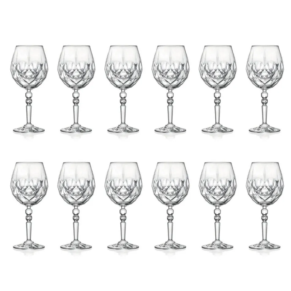Servizio Calici Aperitivo in Cristallo Ecologico Italiano 12 Pz - Bromeo Viadurini