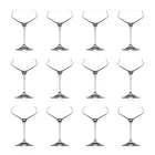 Servizio Calici da Champagne in Cristallo Ecologico Italiano 12 Pz - Etera Viadurini