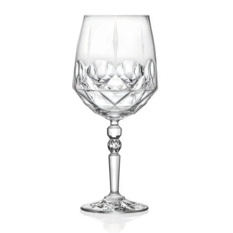 Servizio Calici da Cocktail in Cristallo Ecologico Italiano 12 Pz - Bromeo Viadurini