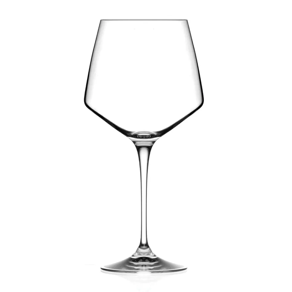 Servizio Calici da Vino Rosso o Bianco Eco Cristallo Minimale 12 Pz - Etera Viadurini