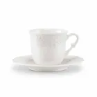 Servizio Completo da Colazione 22 Pezzi in Porcellana Bianca - Gimignano Viadurini