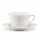 Servizio Completo da Colazione 22 Pezzi in Porcellana Bianca - Gimignano Viadurini