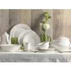 Servizio Completo da Colazione 22 Pezzi in Porcellana Bianca - Gimignano Viadurini