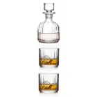 Servizio da Liquore in Cristallo Ecologico Impilabile 3 Pezzi - Spicco Viadurini