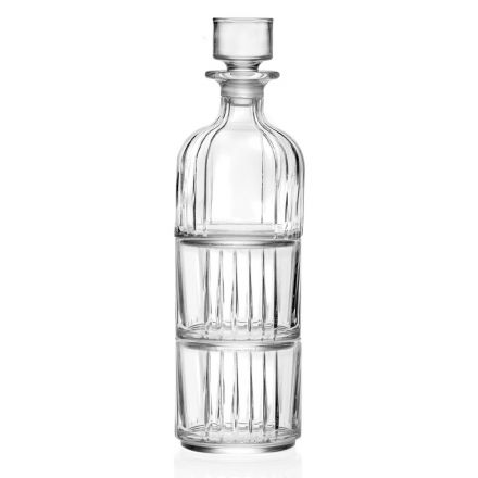 Servizio da Liquore in Cristallo Ecologico Impilabile 3 Pezzi - Spicco Viadurini
