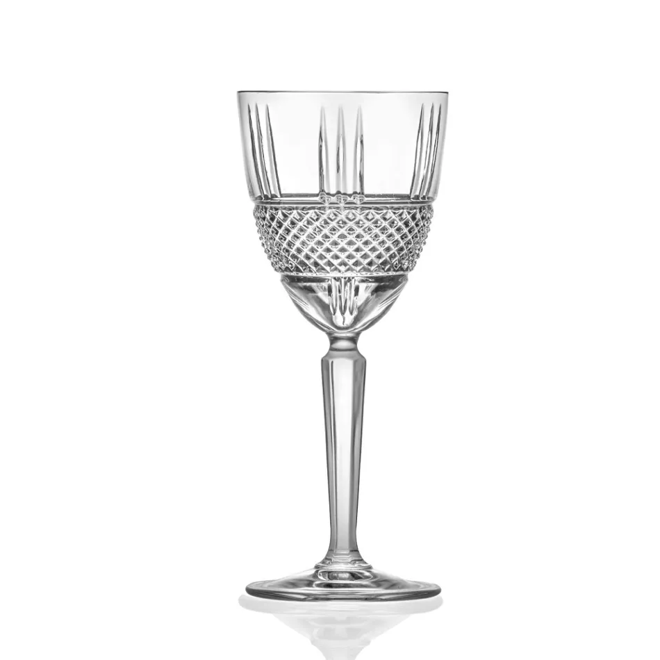 Servizio di Calici da Vino o Acqua in Cristallo Ecologico 12 Pz - Brioso Viadurini