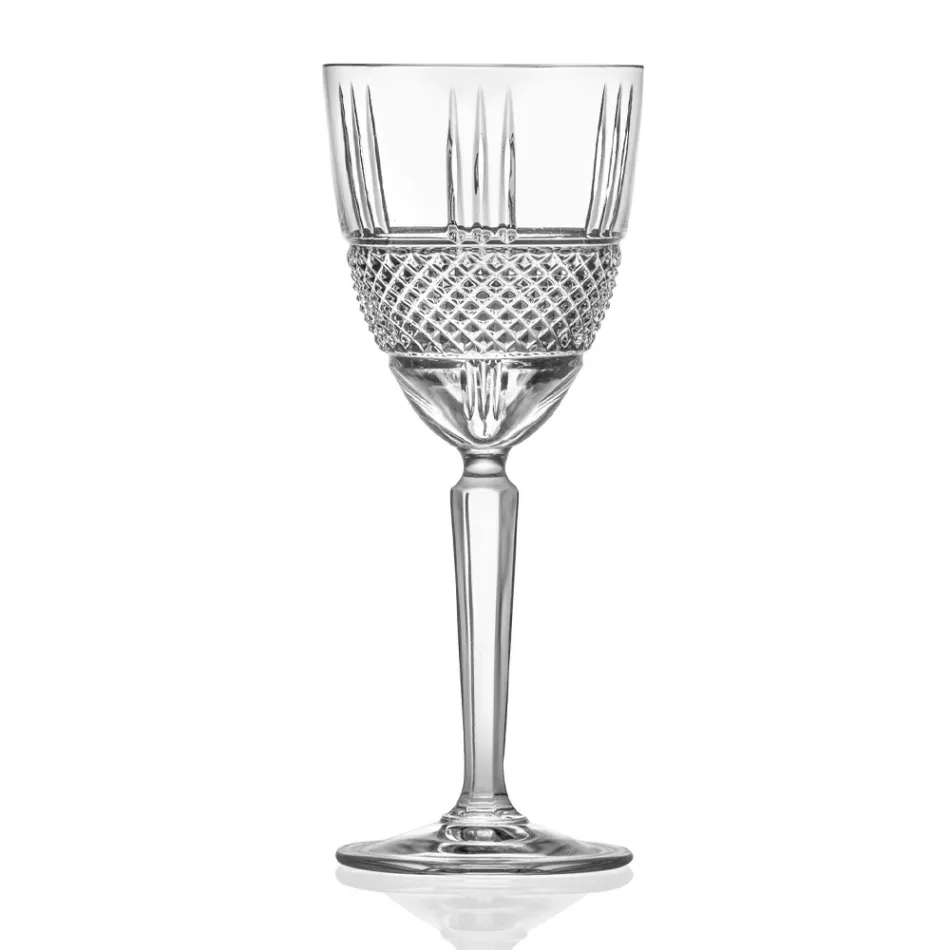 Servizio di Calici da Vino o Acqua in Cristallo Ecologico 12 Pz - Brioso Viadurini