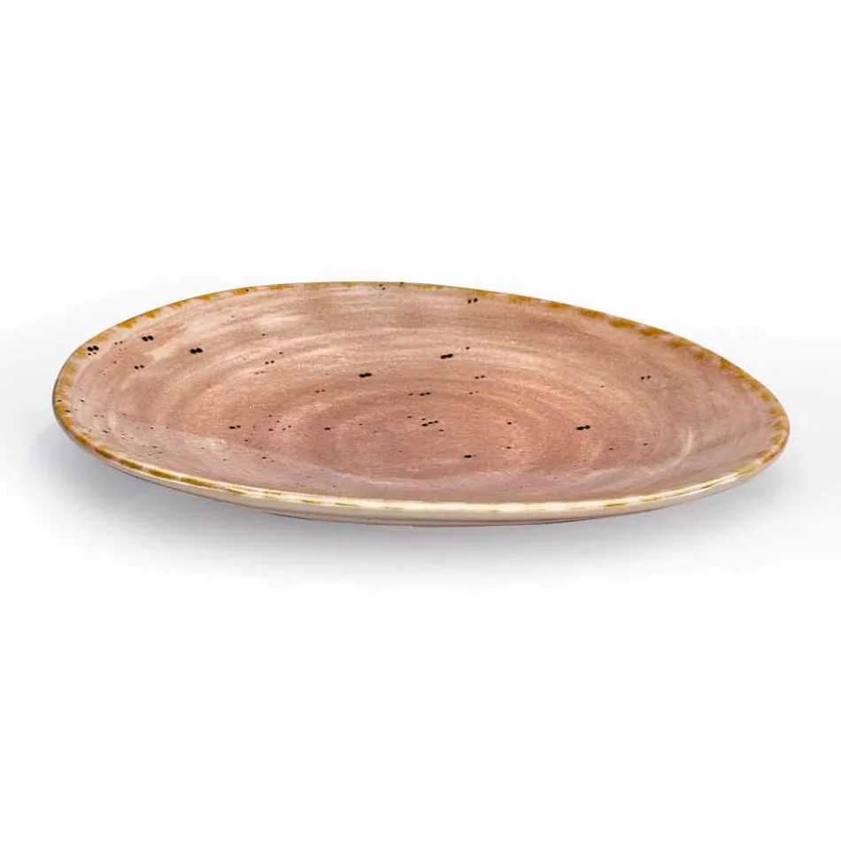 Servizio Piatti da Aperitivo 12 Pezzi in Gres Colorato di Design Moderno - Simba Viadurini