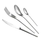 Servizio Posate Acciaio Inox Design Slanciato Orientale 24 Pz - Kimeno Viadurini
