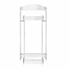 Servomuto design moderno in plexiglass trasparente Mose, made in Italy Viadurini