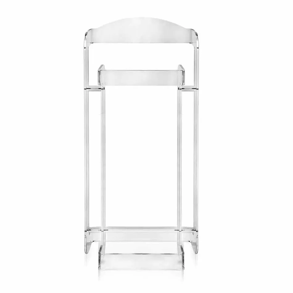 Servomuto design moderno in plexiglass trasparente Mose, made in Italy Viadurini