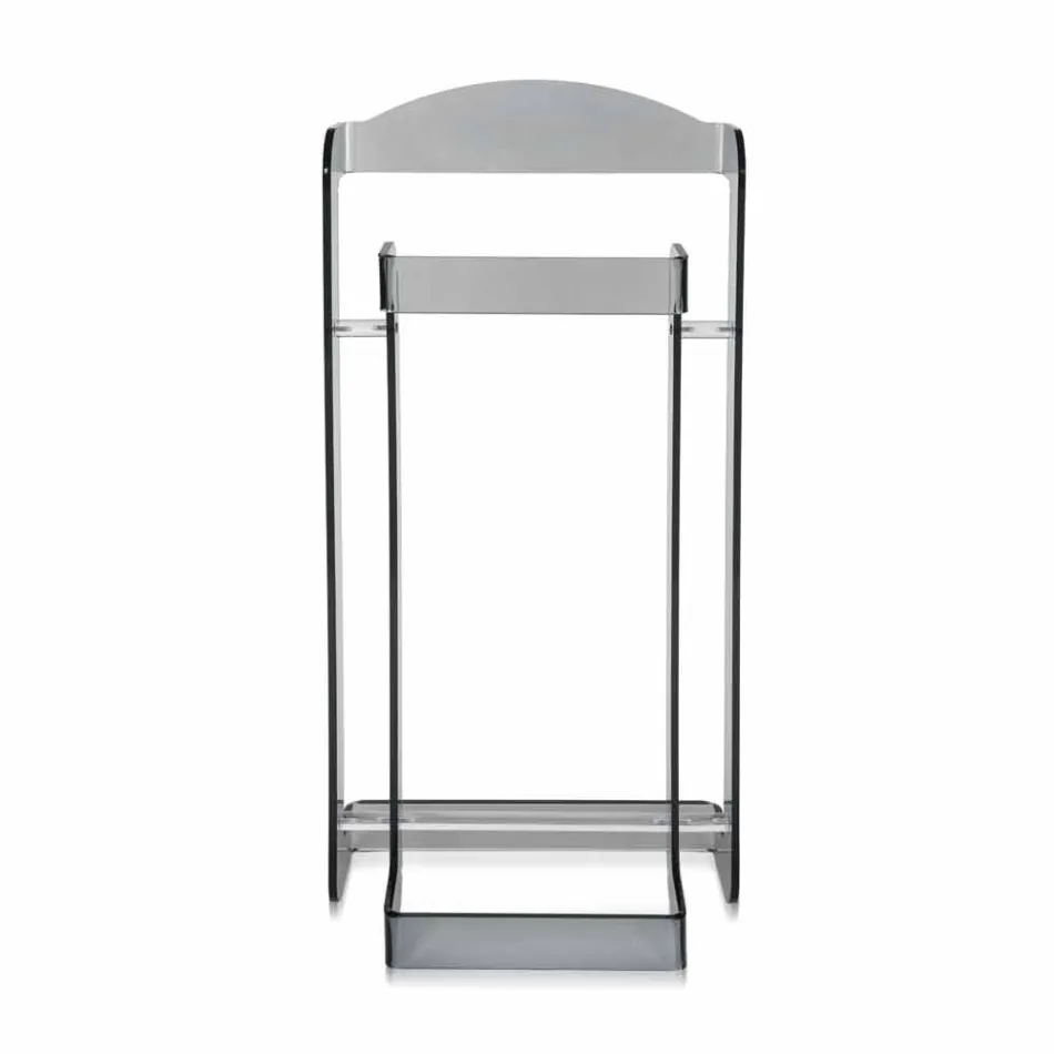 Servomuto moderno di design in plexiglass fumè Mose, made in Italy Viadurini