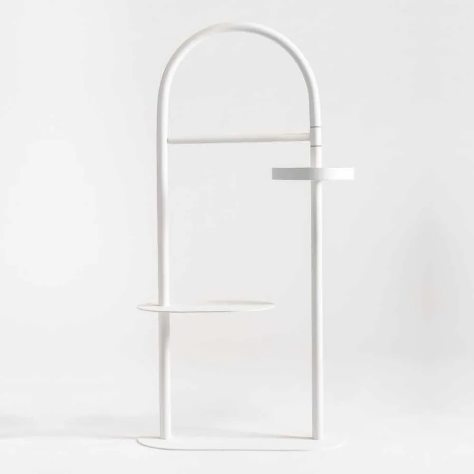 Servomuto Moderno in Acciaio Verniciato RAL di Design Made in Italy - Mirello Viadurini
