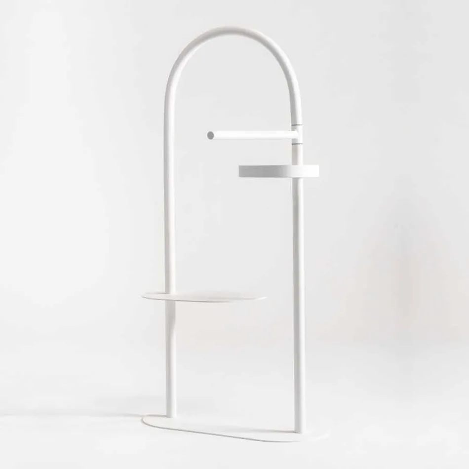 Servomuto Moderno in Acciaio Verniciato RAL di Design Made in Italy - Mirello Viadurini