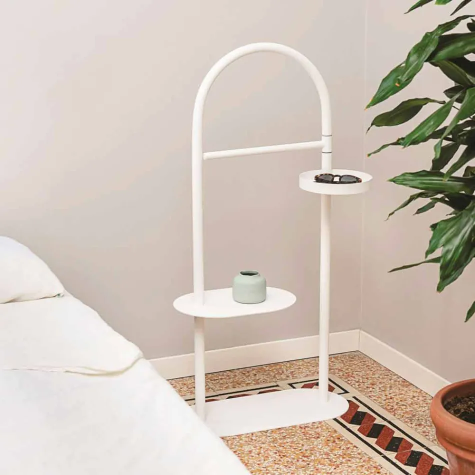 Servomuto Moderno in Acciaio Verniciato RAL di Design Made in Italy - Mirello Viadurini