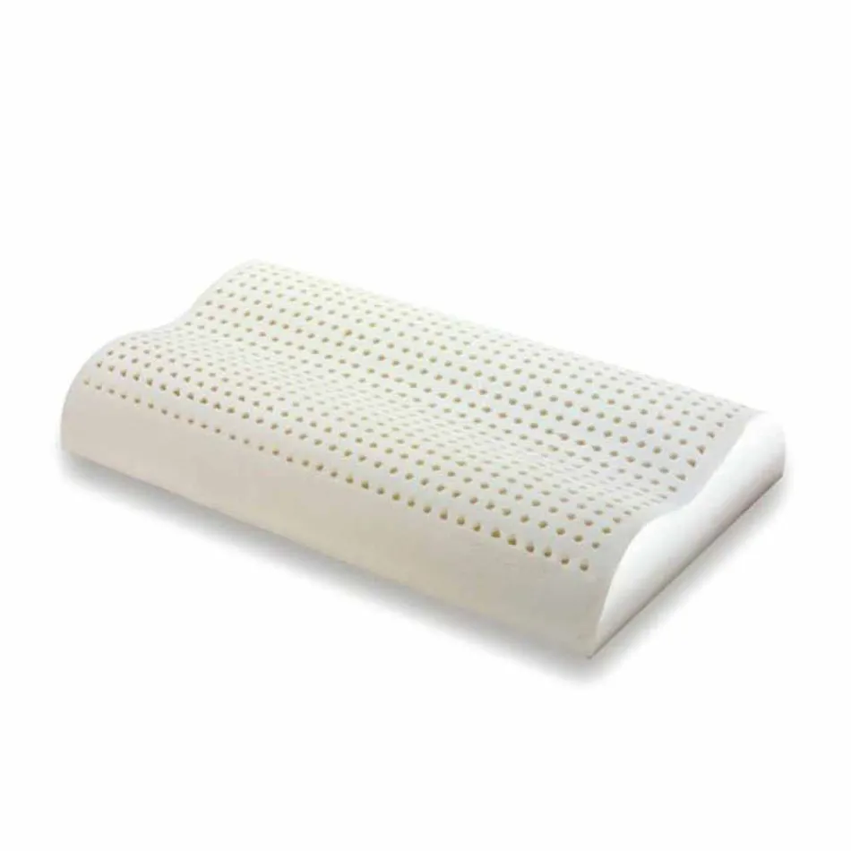 Set 2 cuscini anallergici e traspiranti 100% lattice Bio Cervical Viadurini