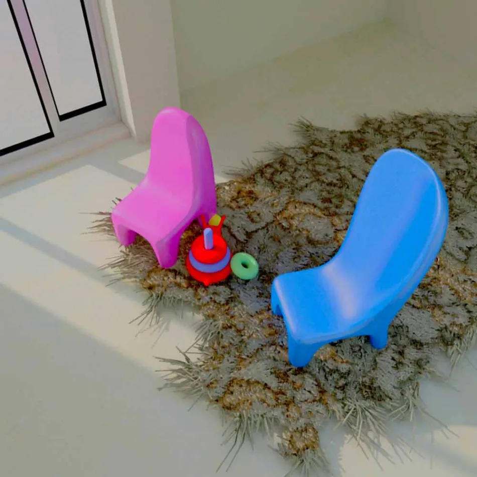 Set 2 Sedie per Bambini Loriblanche Made in Italy Viadurini